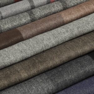 faire_b9_12 Plaid Herringbone Lightweight Cashmere Feel Scarf